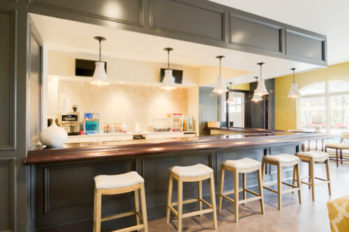 cafe area